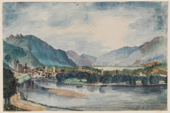 View of Trento (1495) Artist: Albrecht Dürer (Germany, 1471–1528)